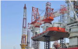 招商工業(yè)海門基地CMHI-273-1風(fēng)電安裝平臺(tái)項(xiàng)目全程升降試驗(yàn)圓滿成功！