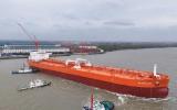 114000噸油船GREEN WHALE OT114首制船順利交付！