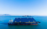中電建青島即墨海上光伏項(xiàng)目開(kāi)啟海上安裝