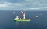 CDWE完成臺灣省海龍海上風電場樁基安裝工作