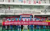 華能山東L場址海上風電項目首臺深水四樁導管架基礎(chǔ)成功沉放